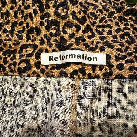 Reformation Jackie Cropped Linen Pants - Picture 7 of 10